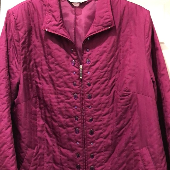 ALLISON DALEY II QUILTED JACKET EUC sz 16W - Picture 2 of 8